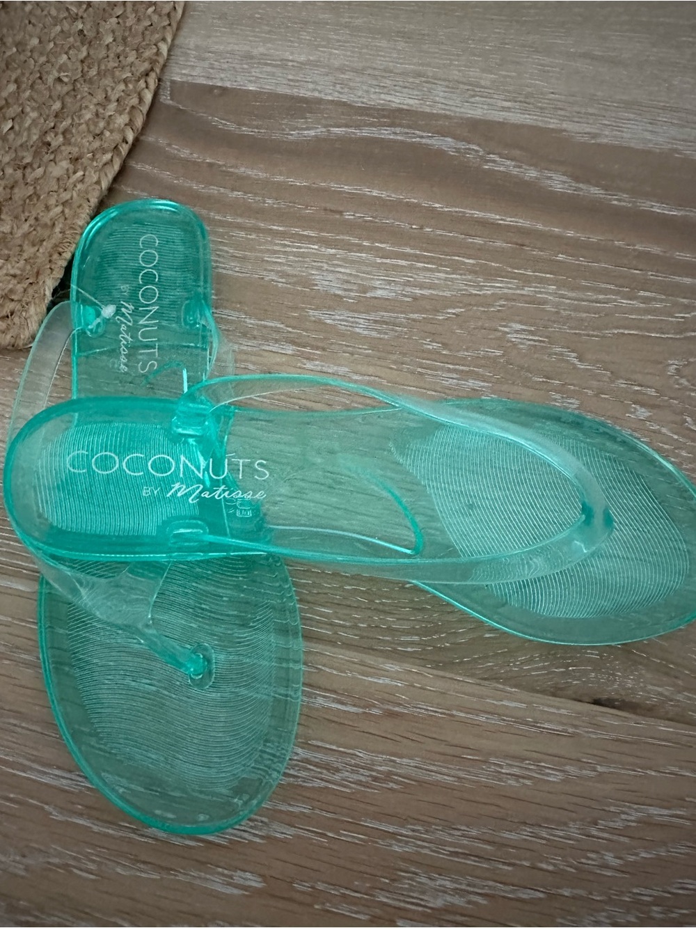 Jelly Sandals 🩴 in Teal  Coconuts by Matisse